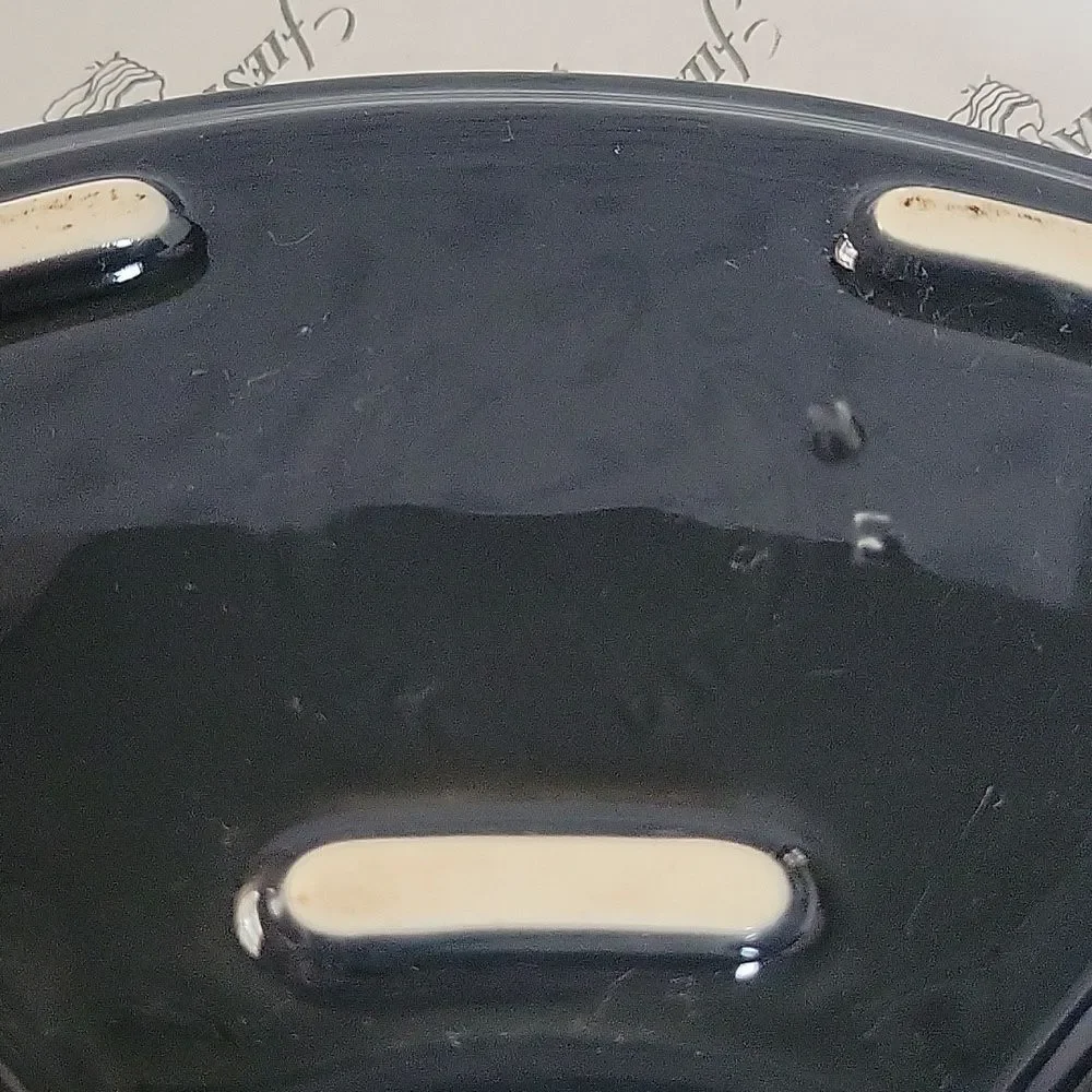 Fiestaware Fiesta OMNI SERVING TRAY Bowl Dish Ceramic Container Black
